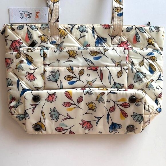 Lug Skyliner Tote Bag Hummingbird Floral - Picture 13 of 14